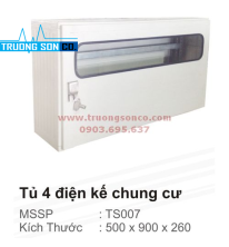 Tủ 4 điện kế chung cư